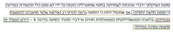 תשובה 3 בשאלת השלמת משפטים בפרק המילולי מתוך מבחן פסיכומטרי לדוגמא